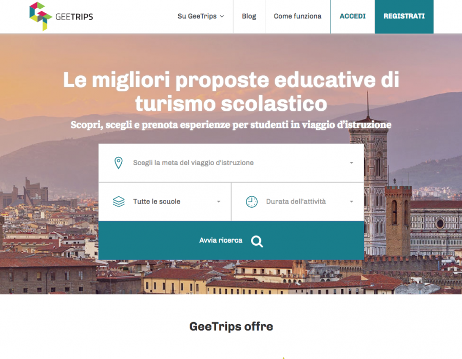 GeeTrips - Piattaforma per organizzare le gite scolastiche